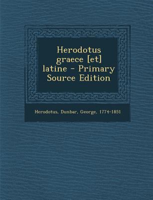 Herodotus Graece [Et] Latine [Latin] 1287804764 Book Cover