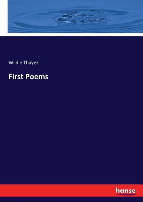 First Poems 3744710912 Book Cover