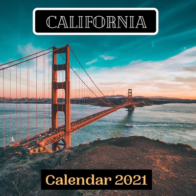 Paperback California Calendar 2021 Book