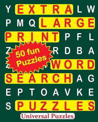 EXTRA LARGE Print WORD SEARCH Puzzles [Large Print] 153330341X Book Cover