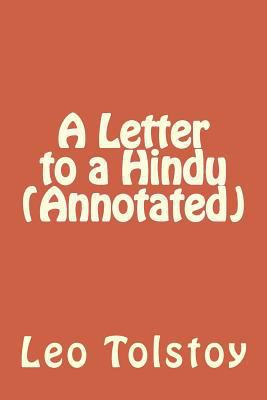 A Letter to a Hindu (Annotated) 1530591546 Book Cover