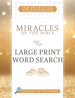 Miracles of the Bible Large Print Word Search: ... [Large Print] 1641239131 Book Cover