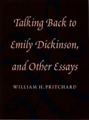 Talking Back to Emily Dickinso 1558491384 Book Cover