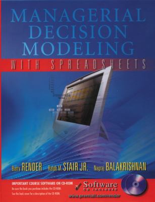 Managerial Decision Modeling with Spreadsheets 0130661953 Book Cover