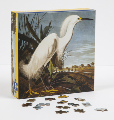 Snowy Egret, James Audubon 1000-Piece Puzzle 1623259304 Book Cover