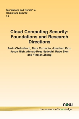 Cloud Computing Security: Foundations and Resea... 1680839586 Book Cover