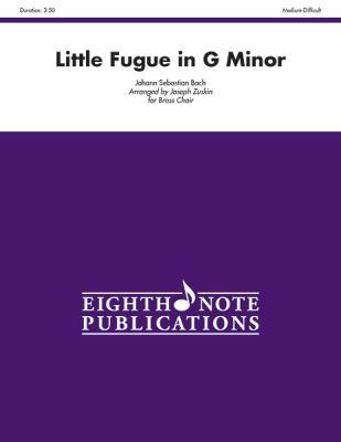 Little Fugue in G Minor: Score & Parts 1554737656 Book Cover
