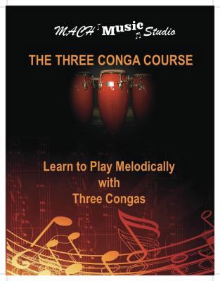 Spiral-bound Three Conga Course Book