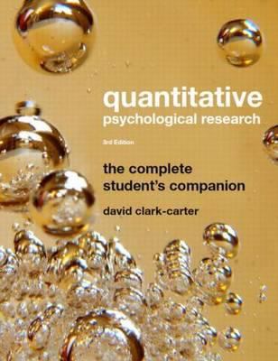 Quantitative Psychological Research: The Comple... 1841696900 Book Cover