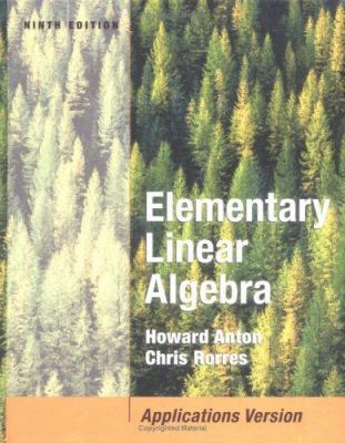 elementary-linear-algebra B00722VZ9E Book Cover