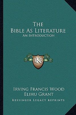 The Bible As Literature: An Introduction 1162960078 Book Cover