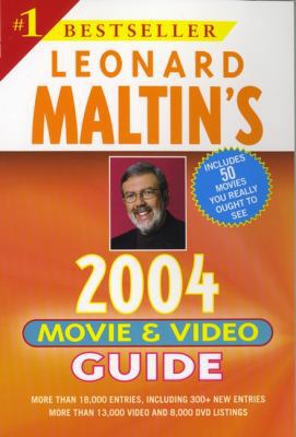 Leonard Maltin's Movie and Video Guide 2004 0452284783 Book Cover