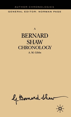 A Bernard Shaw Chronology 033363327X Book Cover