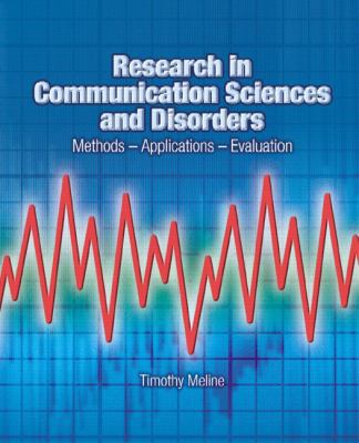 Research in Communication Sciences and Disorder... 0131837745 Book Cover
