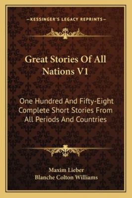 Great Stories Of All Nations V1: One Hundred An... 1162980273 Book Cover