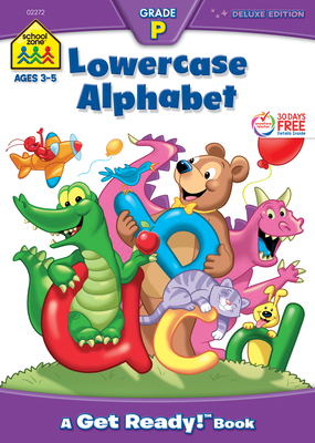 School Zone Lowercase Alphabet Workbook B0099JLIN6 Book Cover