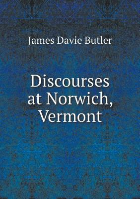 Discourses at Norwich, Vermont 5518713487 Book Cover