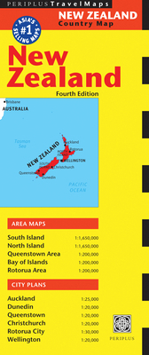 New Zealand Travel Map Fourth Edition 0794607705 Book Cover