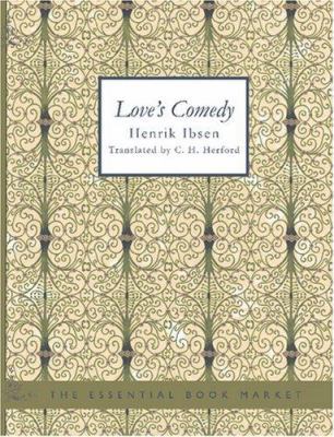 Love's Comedy [Large Print] 1426497768 Book Cover