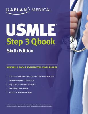 USMLE Step 3 QBook (USMLE Prep)SIXTH EDITION 1419550500 Book Cover