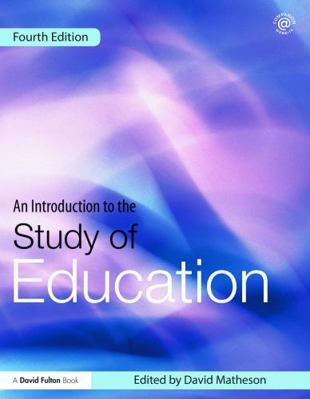 An Introduction to the Study of Education B01CMPKPAK Book Cover