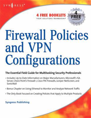 Firewall Policies and VPN Configurations B0082OO4WG Book Cover