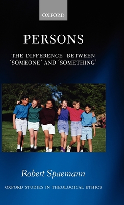 Persons: The Difference Between Someone' and So... 0199281815 Book Cover