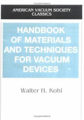 Handbook of Materials and Techniques for book by Walter H. Kohl