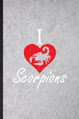 Paperback I Scorpion: Novelty Scorpion Species Lined Notebook Blank Journal For Wildlife Ecologist Biologist, Inspirational Saying Unique Special Birthday Gift Idea Unusual Style Book