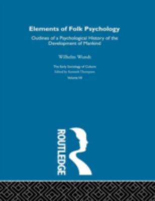 Elements of Folk Psychology V7 0415279801 Book Cover