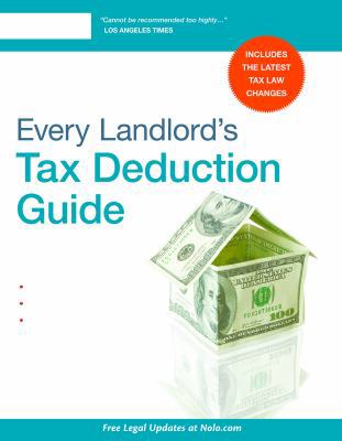 Every Landlord's Tax Deduction Guide 1413321143 Book Cover