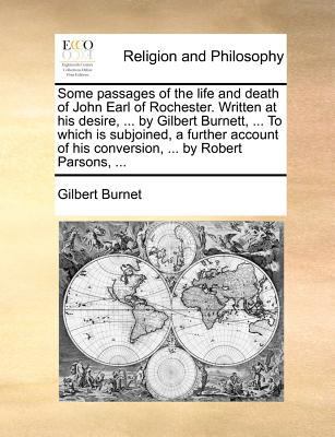 Some Passages of the Life and Death of John Ear... 1170721907 Book Cover