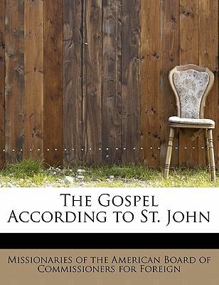 The Gospel According to St. John 0554898268 Book Cover