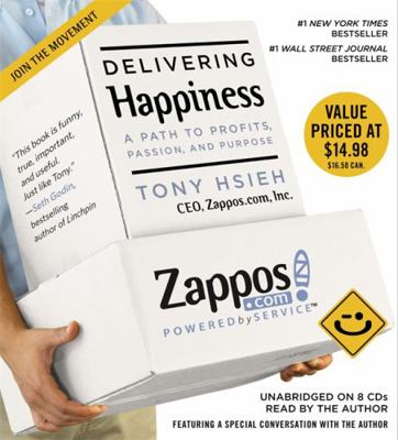 Delivering Happiness: A Path to Profits, Passio... 160941280X Book Cover