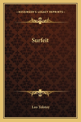 Surfeit 1162816961 Book Cover