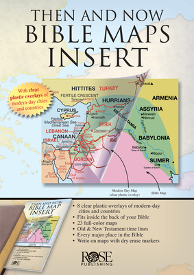 Then and Now Bible Maps Insert 1596362936 Book Cover