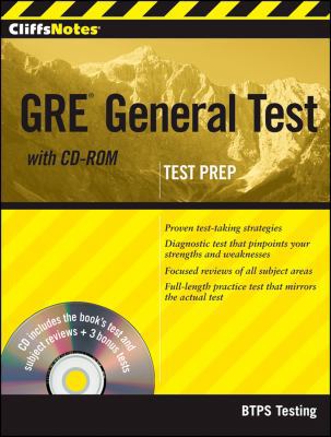 Cliffsnotes GRE General Test [With CDROM] 1118057600 Book Cover