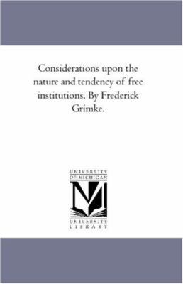 Considerations Upon the Nature and Tendency of ... 142556819X Book Cover