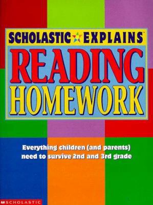Scholastic Explains Reading Homework (The Schol... 0590397583 Book Cover