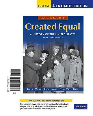 Created Equal, Brief Editon, Volume 2, Books a ... 0205842178 Book Cover