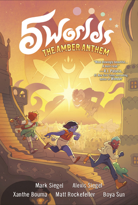 5 Worlds Book 4: The Amber Anthem: (A Graphic N... 0593120558 Book Cover