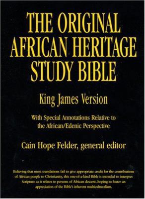 Original African Heritage Study Bible-KJV [Large Print] 0817015124 Book Cover