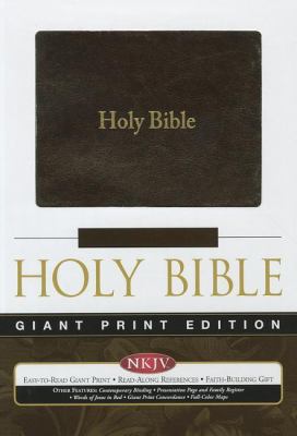 Giant Print Bible-NKJV [Large Print] 0718027027 Book Cover