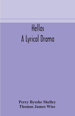 Hellas, a lyrical drama 9354179754 Book Cover