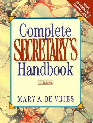 Complete Secretary's Handbook 0131596748 Book Cover