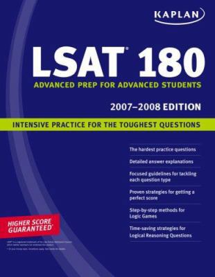 Kaplan LSAT 180 1419550977 Book Cover