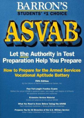 How to Prepare for the Asvab, Armed Services Vo... 0812097327 Book Cover