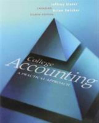 College Accounting: A Practical Approach, Eight... 0130989851 Book Cover