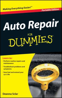 Auto Repair for Dummies 1118138627 Book Cover
