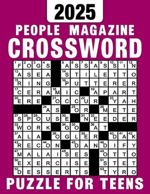 People Magazine Crossword Puzzle For Teens 2025... B0D69YJGN9 Book Cover
